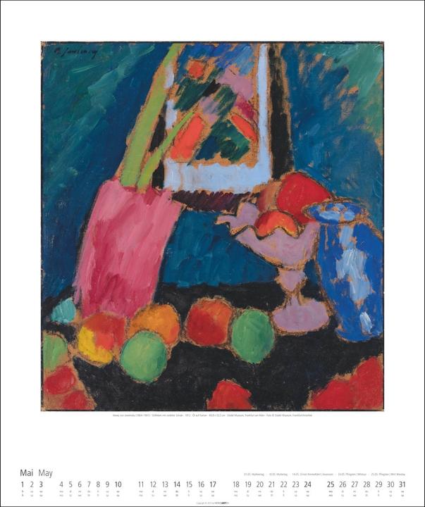 Produktbild Der Blaue Reiter Kalender 2026 (46 x 55 cm, Deutsch, Englisch)