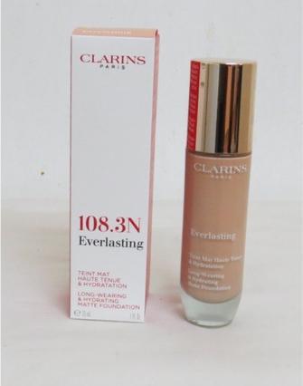 Actual product image Clarins Everlasting Foundation (No. 108.3N Organza)