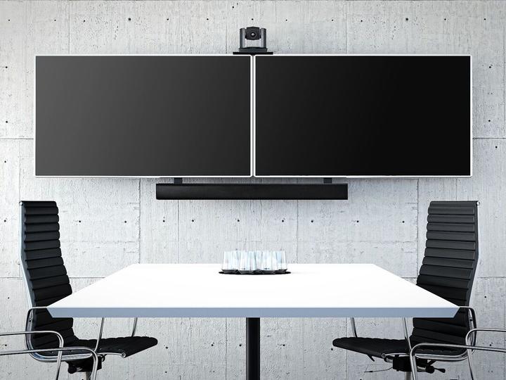 Image du produit Multibrackets Support double 2 x 32"-65", noir, VESA 100x (Mur, 65", 30 kg)