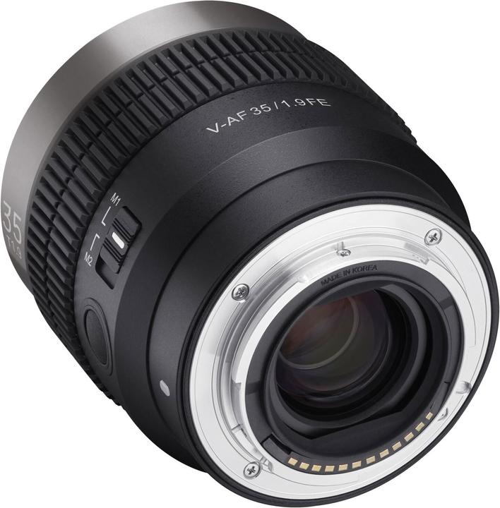 Produktbild Samyang V-AF 35mm f/1.9 FE Sony E (Sony E, APS-C / DX, Vollformat)