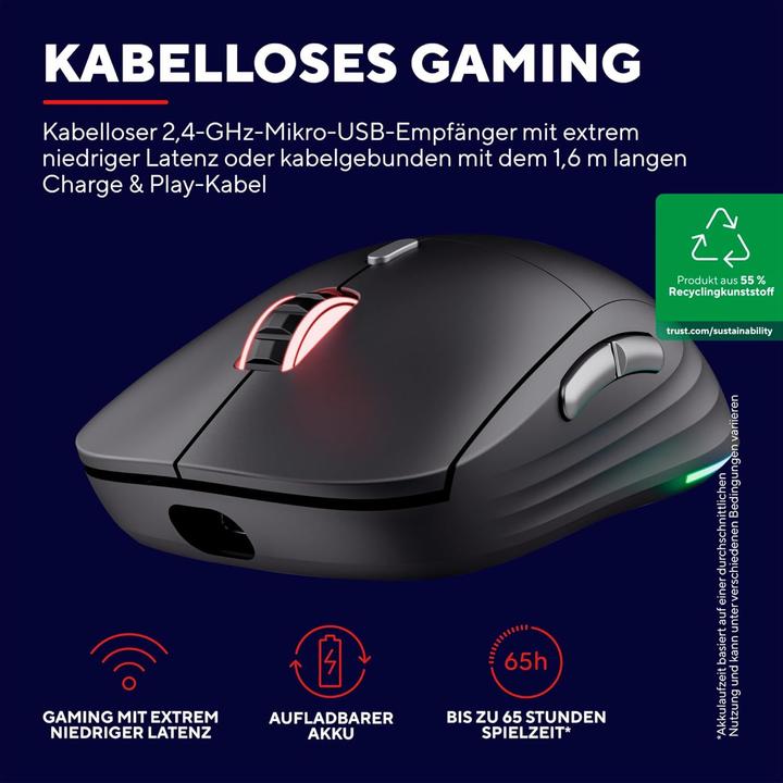 Actual product image Trust GXT926 REDEX II (Wireless)