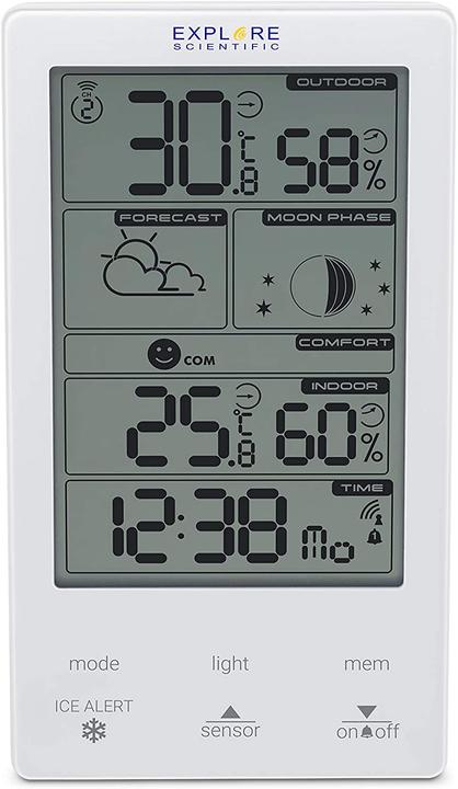Actual product image Explore Scientific Weather station