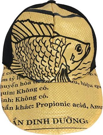 Image du produit Bekos Upcycling - Capuchon de base en sacs d'aliments pour poissons recyclés jaune (Taille unique)