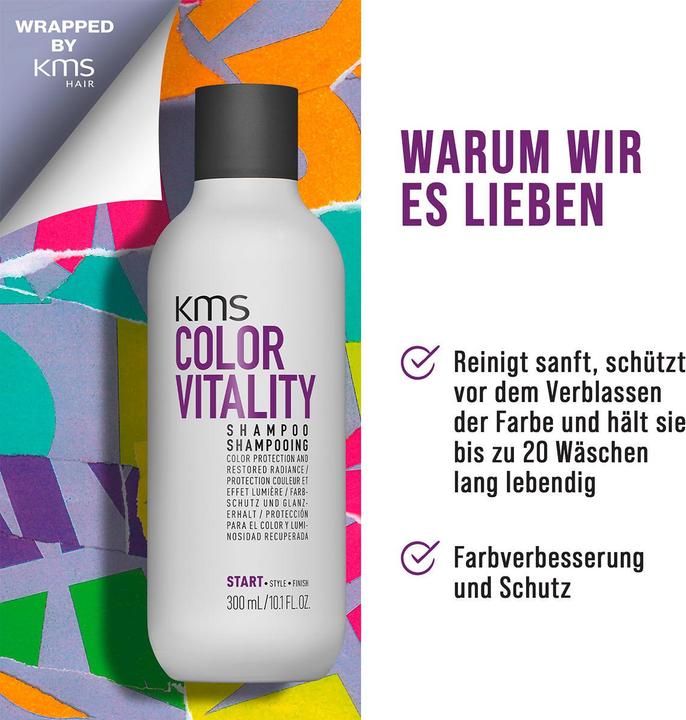 Image du produit KMS California Coffret cadeau Color Vitality - 475ml (Set soin capillaire)