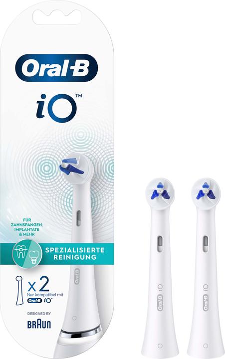 Image du produit Oral-B iO Têtes de brosse de nettoyage spécialisées, 2 pièces (1 x)