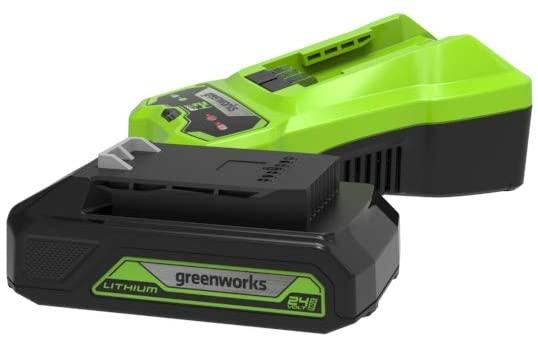Produktbild Greenworks 24V Akku G24B2 und Ladegerät G24UC (24 V)
