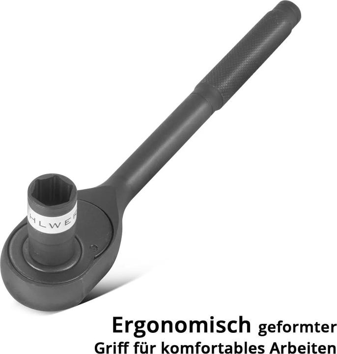 Produktbild Stahlwerk Steckschlüssel-Satz 24-teiliger Knarrenkasten mit 1/2" Umschaltknarre