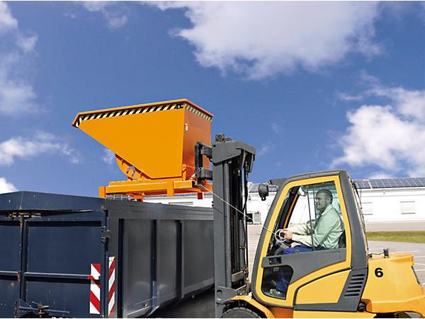Actual product image eurokraft pro Heavy duty tipping container (1700 l)