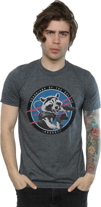 Immagine prodotto Guardians Of The Galaxy Rocket Emblem Maglietta Uomo (XL)