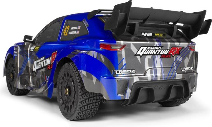 Produktbild Maverick QuantumRX Flux 4S 1/8 4WD Rally Car RTR Blau (Brushless/Ohne Akkus, ohne Ladegerät) (RTR Ready-to-Run)