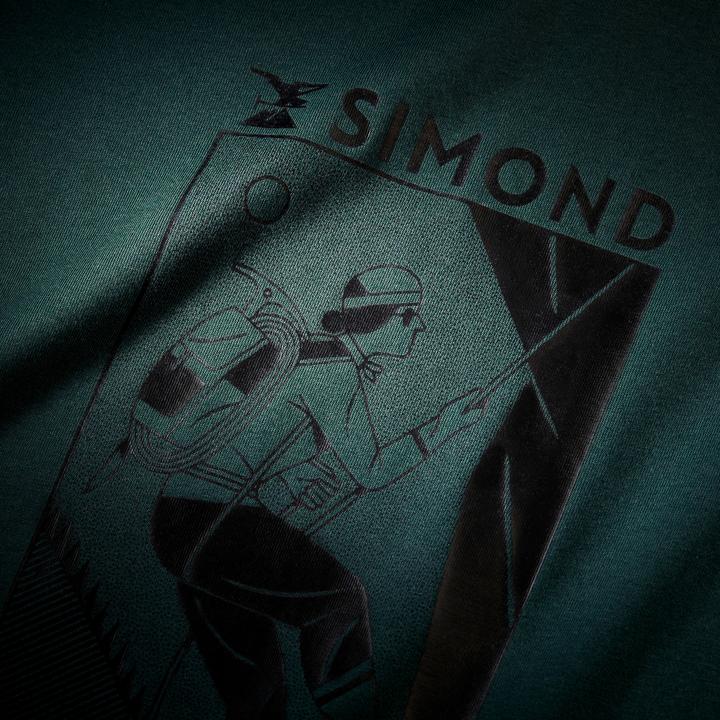Actual product image Simond Herren Kletter-T-Shirt strapazierfähig - Vertika grün (XXL)