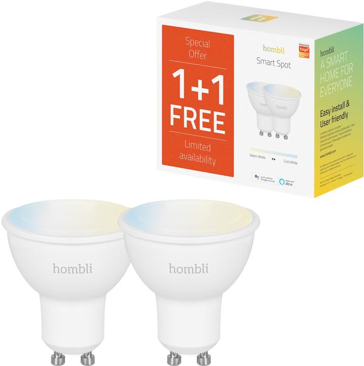 Produktbild Hombli Smart Spot CCT (GU10, 4.50 W, 380 lm, 1 x, F)