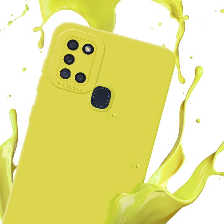 Actual product image Cadorabo Case for Samsung Galaxy A21s in TPU Fluid LM162 Style (Samsung Galaxy A21s)