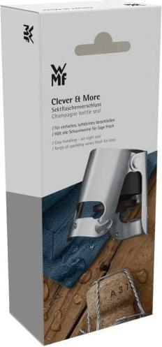 Produktbild WMF Sektverschluss Champagner Sektflaschenverschluss Clever&More Edelstahl matt (Champagnerverschluss)