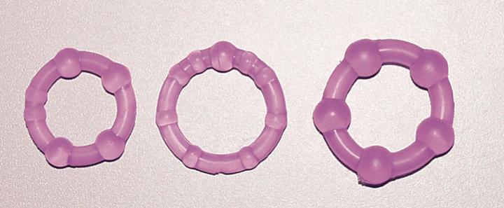 Immagine prodotto You2Toys Set di anelli per il pene "Get Hard" viola (4 cm)