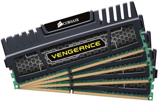Corsair Vengeance (4 x 8GB, 1600 MHz, DDR3-RAM, DIMM)