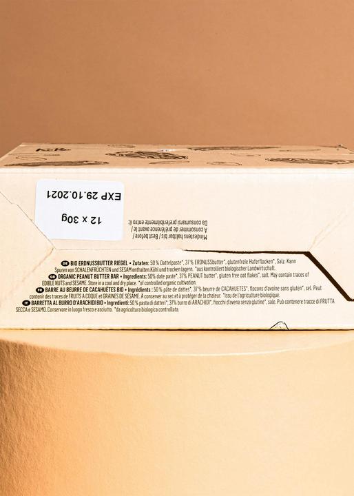Produktbild KoRo Bio Erdnussbutter Riegel (12 Stk., 360 g)