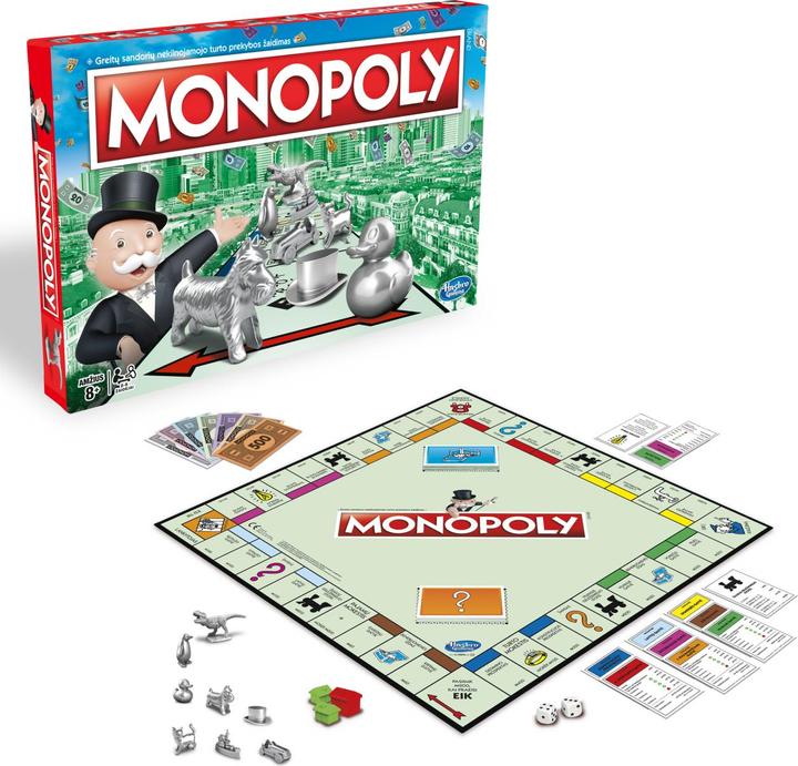 Produktbild Monopoly Hasbro HAS Monopolis game, LV (Multilingual)