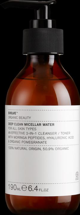 Produktbild Evolve Organic Beauty Natural Deep Clean Micellar Water 6.4 fl oz 190 mL (Gesichtswasser, 190 ml)