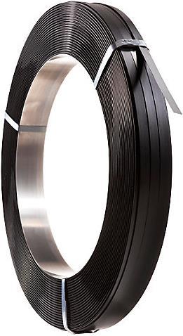 kaiserkraft Bracelet en acier, laqué noir (19 mm)