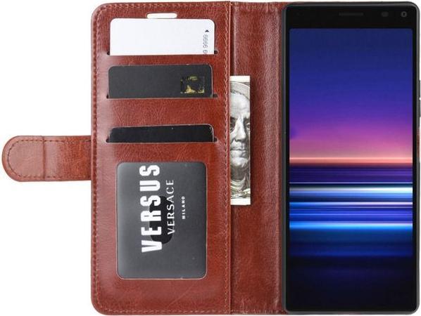 Productafbeelding MU Classic Crazy Horse Leren Boekomslag Serie (Xperia 8)