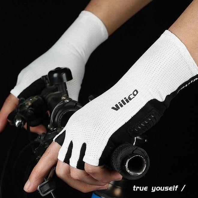 Actual product image Mu Sport Velohandschuhe mit atmungsaktivem Mesh-Gewebe (L)