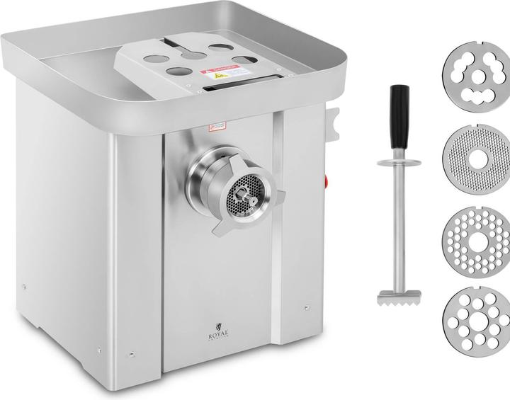 Image du produit Royal Catering Hachoir à viande - Inox - 800 kg/h - Fonction marche arrière
