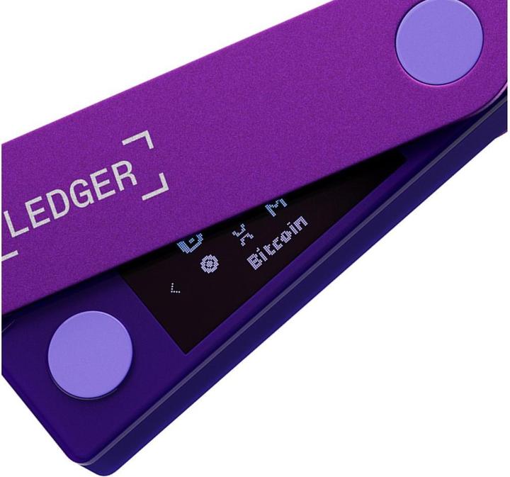 Immagine prodotto Ledger Nano X Ametista Viola (Ripple, Bitcoin, Bitcoin Cash, Litecoin, Cardano, TRON, Ethereum Classic, Ether, Stellar, Monero, Dogecoin)