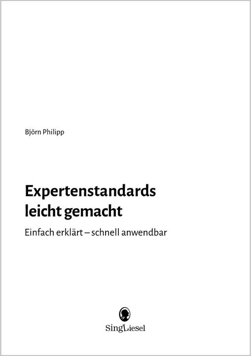 Produktbild Expertenstandards leicht gemacht (Deutsch, Björn Philipp, 2024)