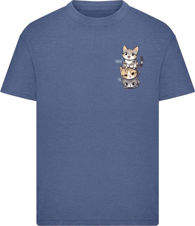 Actual product image Merchcode Kids Hi Cats - Basic T-Shirt - 184959 (110)