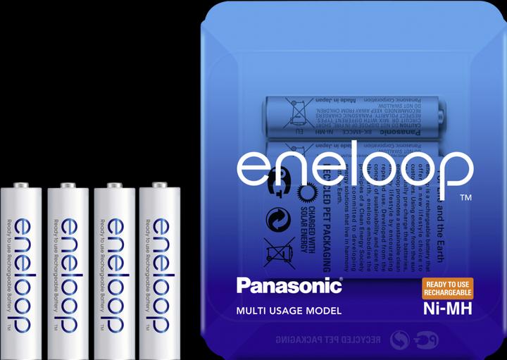 Actual product image Panasonic eneloop Sliding Pack (4 pcs., AAA, 750 mAh)