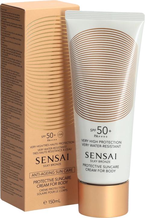 Actual product image Sensai Silky Bronze Protective Suncare Cream For Body 50+ 150ml (Sun cream face, SPF 50+, 150 ml)