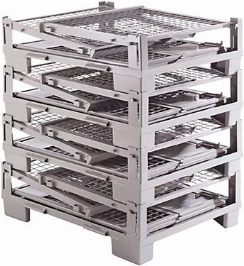 Produktbild kaiserkraft Stapelbox faltbar, LxBxH 1200 x 800 x 970 mm