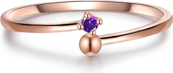 Produktbild Glanzstücke München Damen Sterling Silber Amethyst roségold - 15538 (54, 925 Silber)