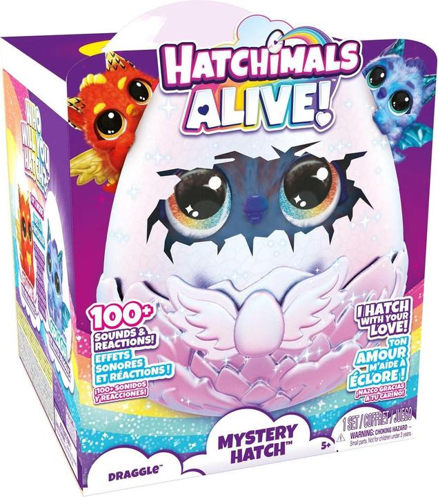 Actual product image Hatchimals EGG Big Egg Secret Hatch Draggle