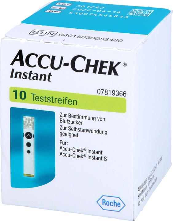 Produktbild Roche ACCU-CHEK Instant Teststreifen, 1X10 St TTR (Teststreifen)