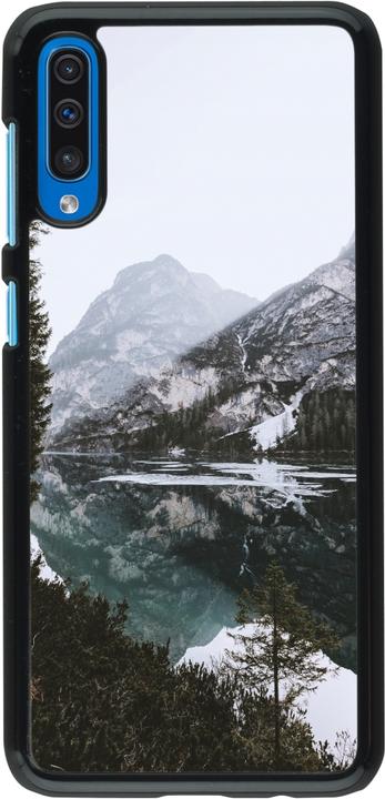 Actual product image PhoneLook Cover Winter 22 snowy mountain and lake (Samsung Galaxy A50)