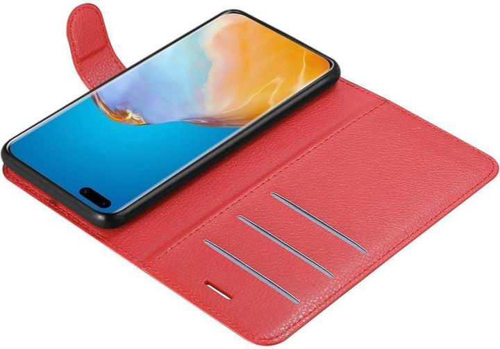 Actual product image Cadorabo Book with stand function cover (Huawei P40 Pro+)