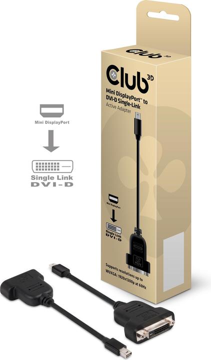 Immagine prodotto Club 3D Mini DisplayPort a (0.20 m, DisplayPort)