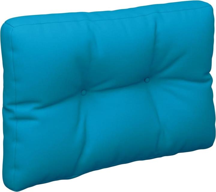 Produktbild VidaXL Palettenkissen Palettenpolster Palettensofa Rückenkissen Hellblau Stoff (120 x 40 x 12 cm)