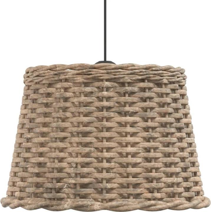 Produktbild VidaXL Lampenschirm Braun Ø40x26 cm Korbweide, Farbe: Braun