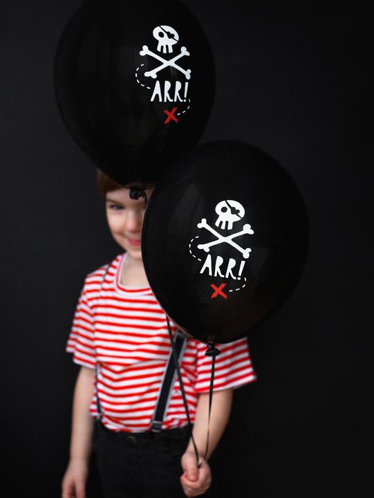 Produktbild Partydeco Luftballons Piraten (6St.) (6 x)