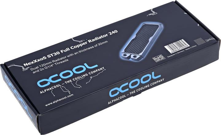 Produktbild Alphacool B-Ware NexXxoS ST30 Full Copper 240mm Radiator (240 mm)