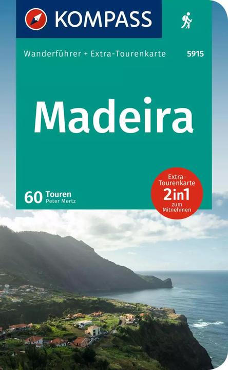 Produktbild Wanderführer Madeira, 60 Touren (Deutsch, Peter Mertz, 2023)
