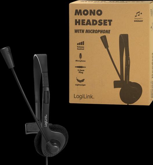 Actual product image LogiLink HS0054 Headset (Cable)