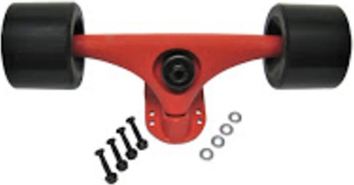 Actual product image Hudora 1 longboard axle, with 70 x 51 mm wheels, black (EOL)