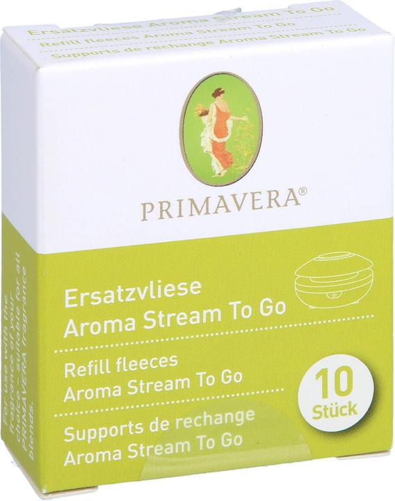 Actual product image Primavera Essential oil - Accessories AromaStream To Go" - Replacement fleece 10 pieces