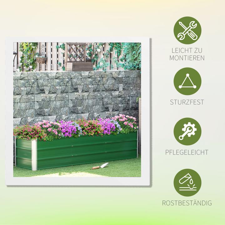 Produktbild Outsunny Gartenbeet inclusive Gartenhandschuhen und Beetschildern