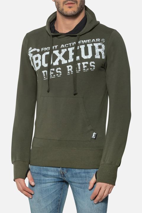 Image du produit Boxeur des Rues Sweat à capuche / ouverture au pouce (XL)