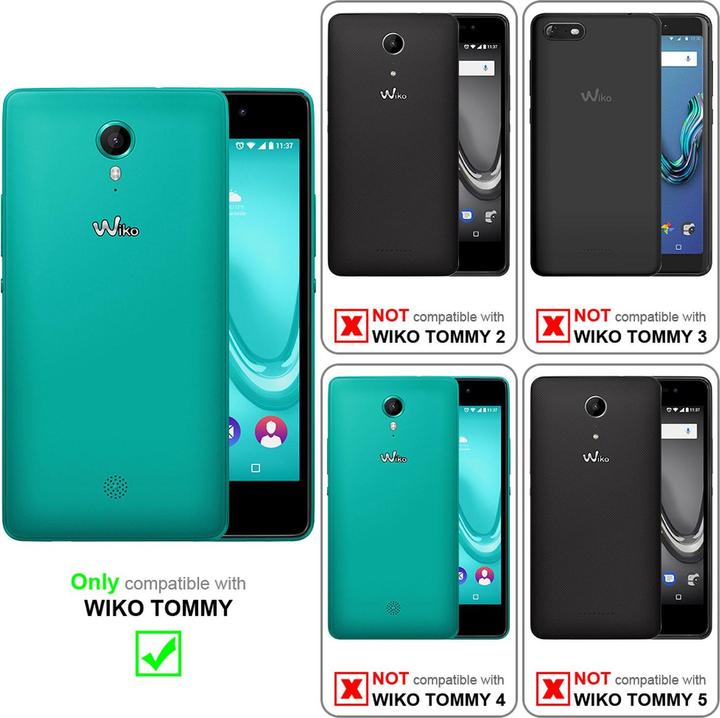 Immagine prodotto Cadorabo Vetro di protezione del display (1 Pezzo/i, Wiko Tommy)